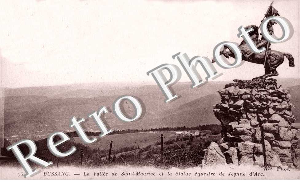 la vallee de Saint Maurice et la statue de Jeanne d'Arc