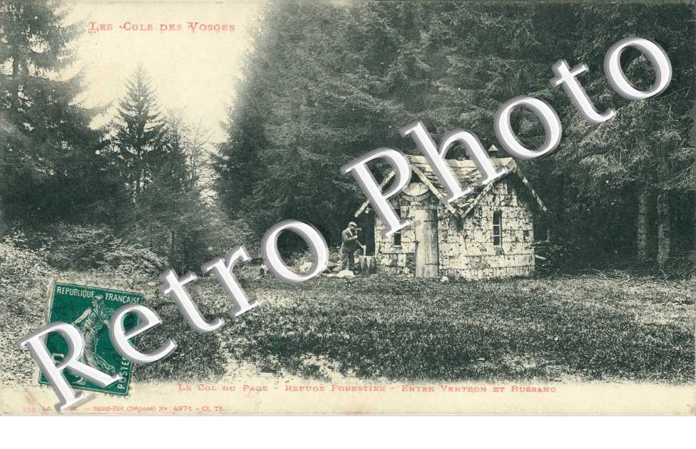 le col du Page refuge forestier entre Ventron et Bussang