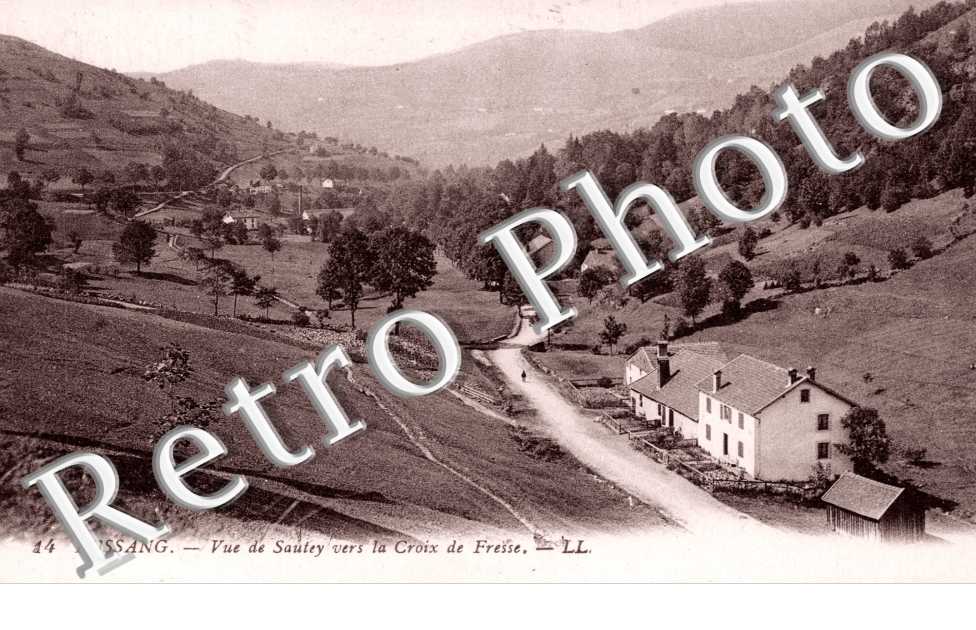 vue de Sautet vers la croix de fresse