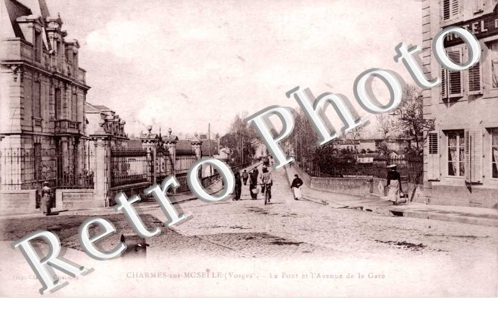le  pont et l'avenue de la gare