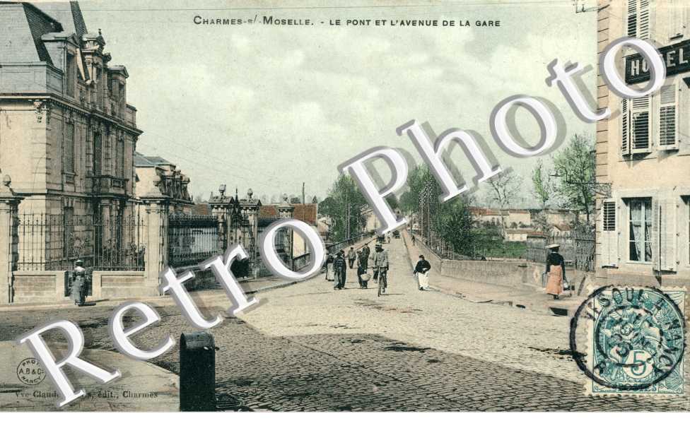 le pont et avenue de la Gare
