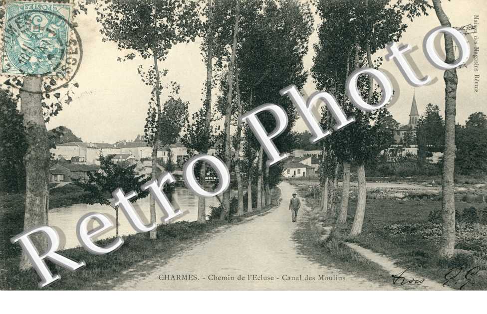 Chemin de l'Ecluse, Canal des Moulins