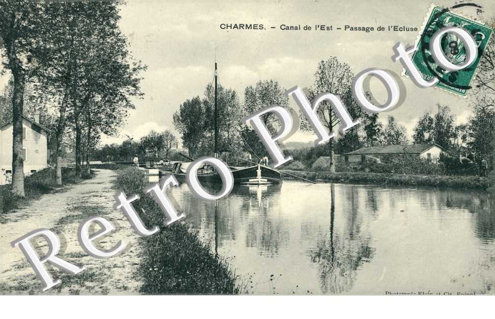 canal de l'est Passage de l'ecluse