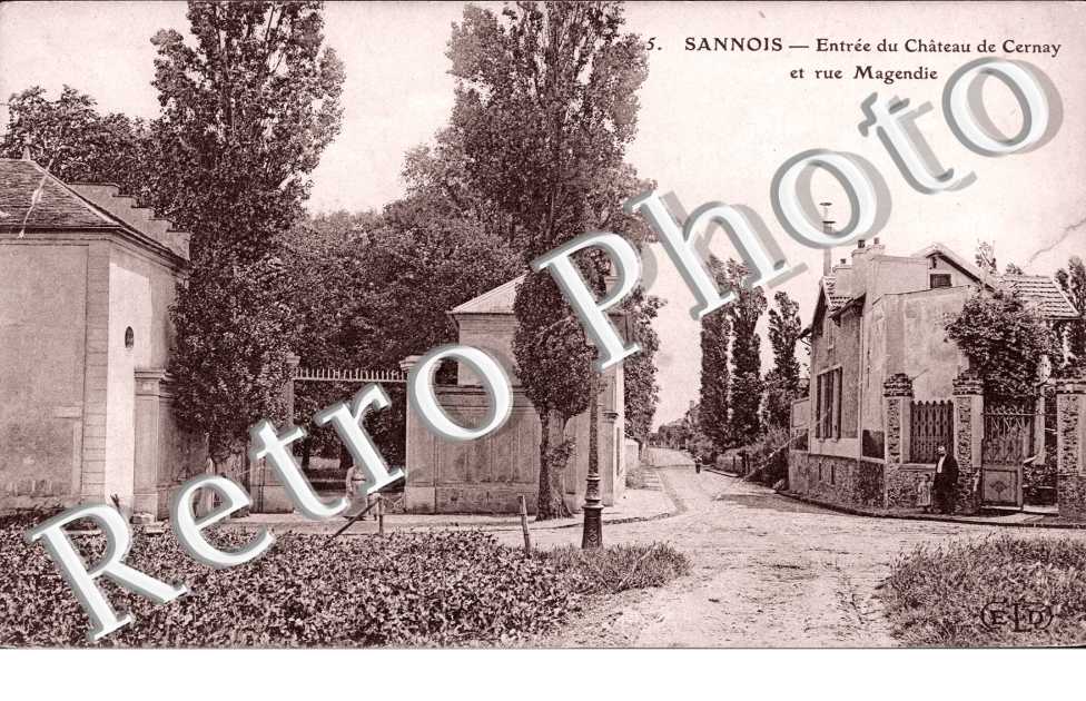 Sannois, Entree du Chateau de Cernay et Rue Magendie