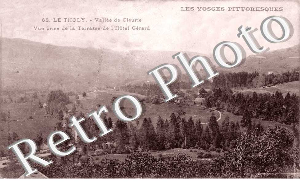 Le Tholy - Vue prise de la terrasse de l'hotel gerard