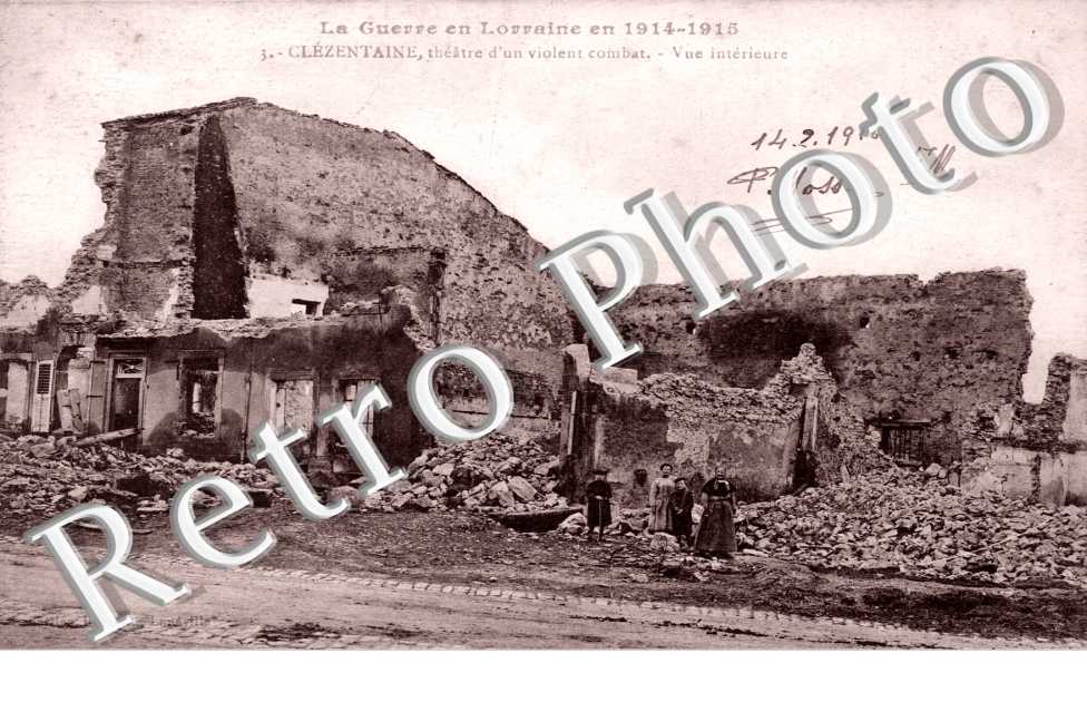Vue interieure - guerre 1914-16