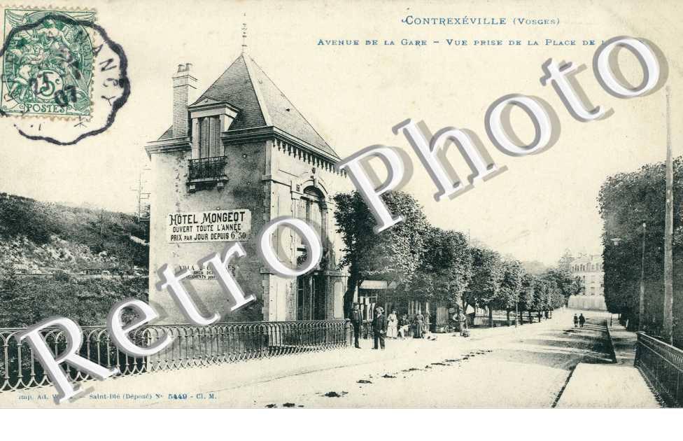 Avenue de la Gare, Vue prise de la Place de la Gare