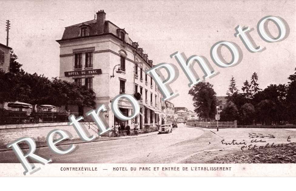 hotel du parc et entree de l etablissement