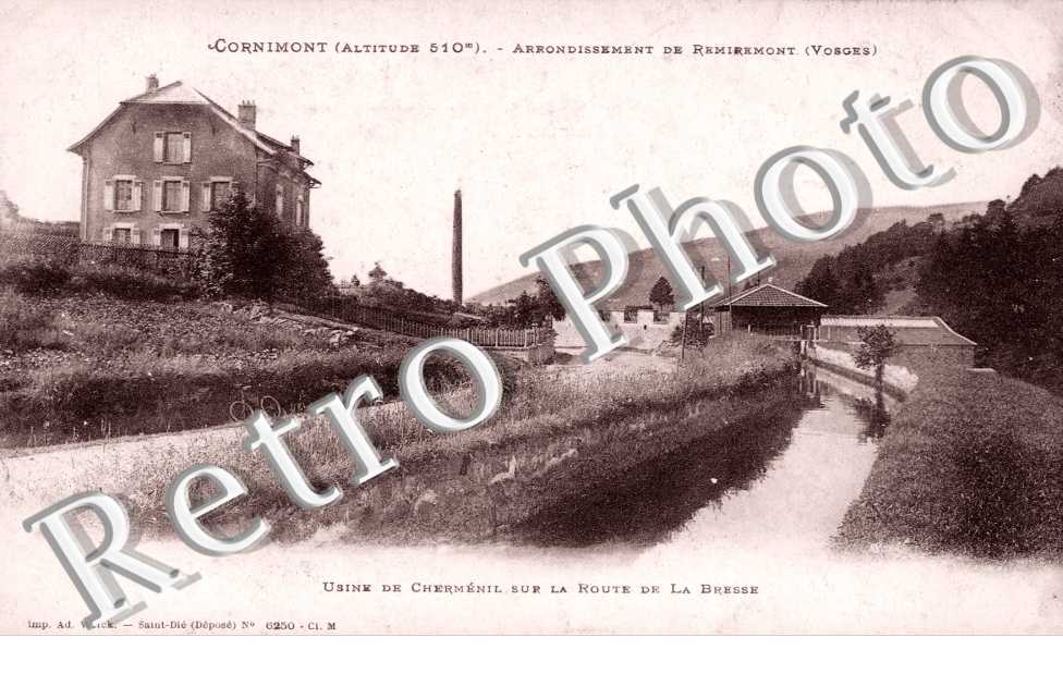 Usine de Chermenil sur la route de La Bresse