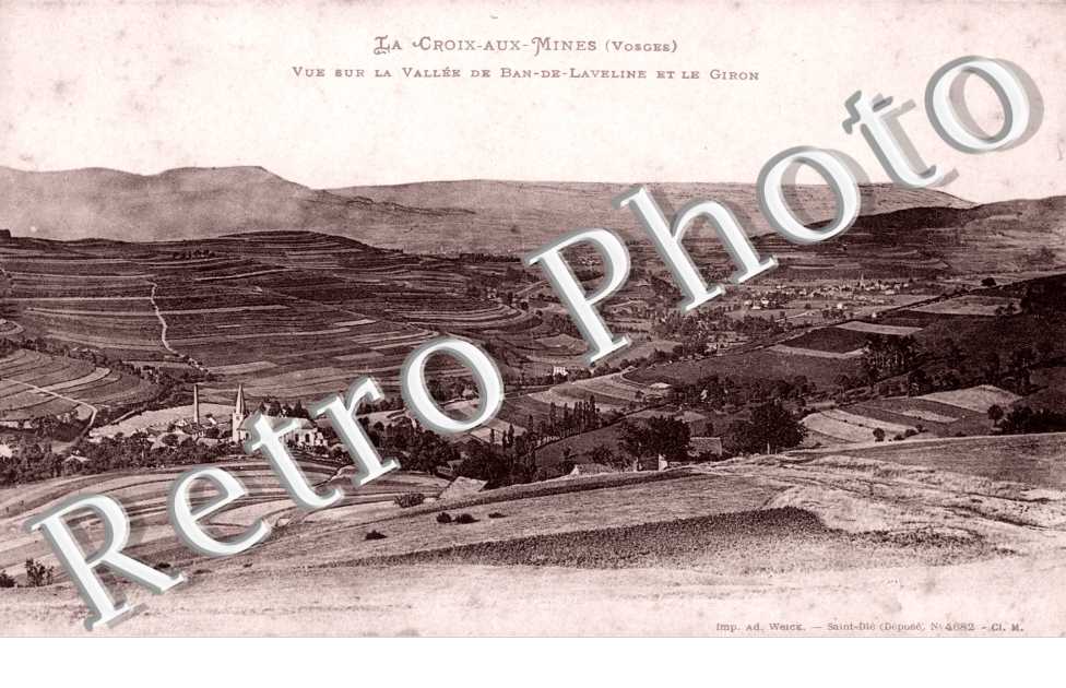 vue sur la vallee de ban de laveline