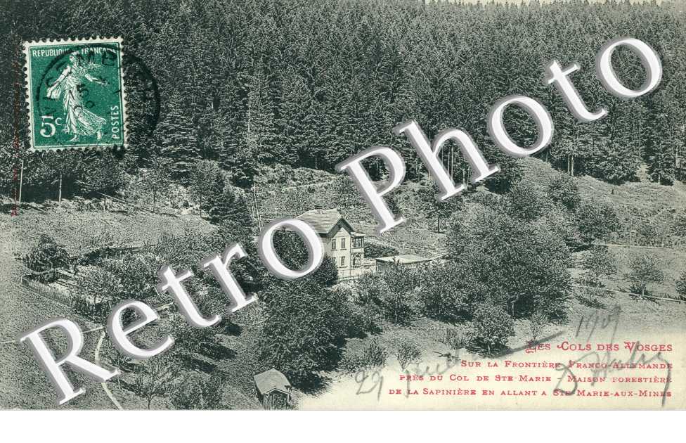 Sur la frontiere  Franco Allemande - maison forestiere