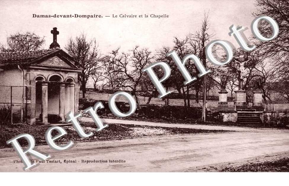 Damas devant Dompaire - Le calvaire et la chapelle