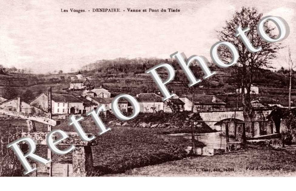 Vanne et pont du Tiade