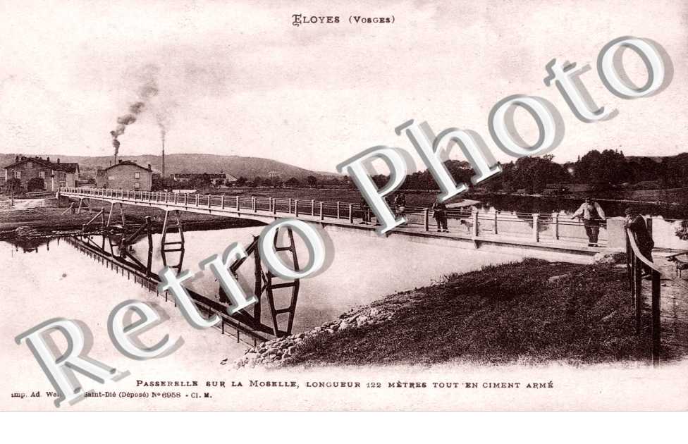 Passerelle sur la Moselle