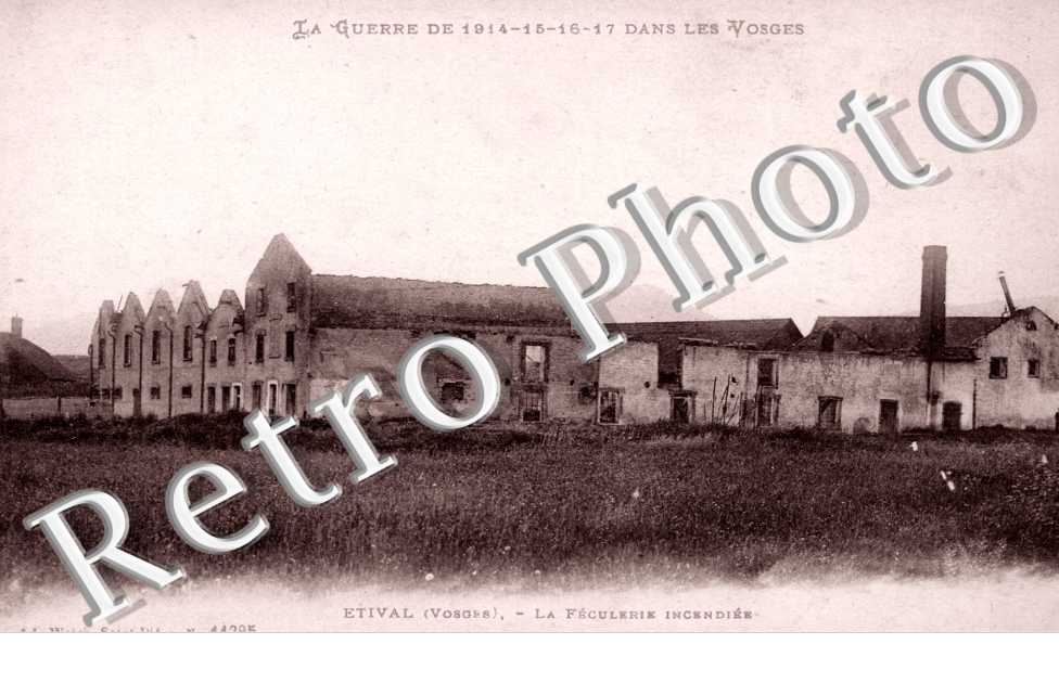 la feculerie incendiee