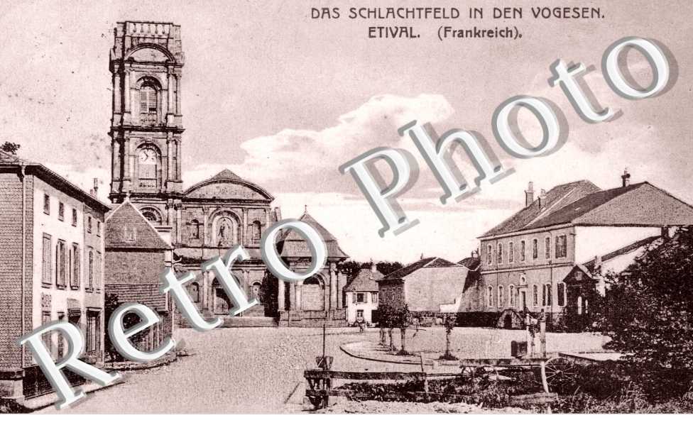 Das Schlachtfeld in den Vogesen