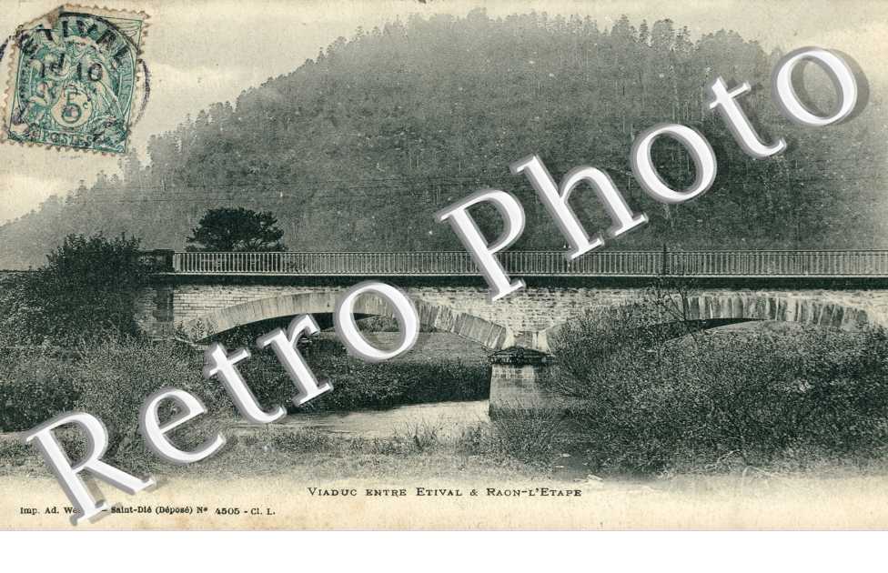 Viaduc entre Etival et Raon-l'Etape