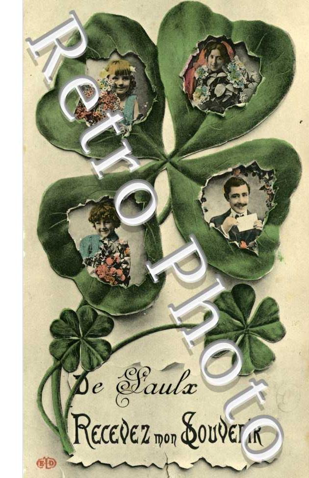 carte souvenir - De Saulx recevez ce souvenir