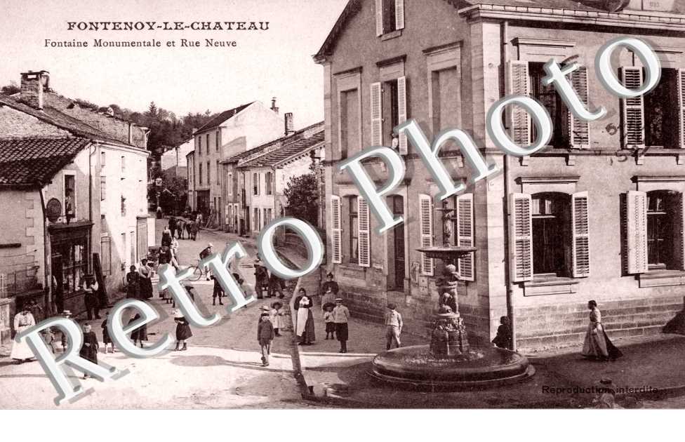 la Fontaine Monumentale et le Rue Neuve