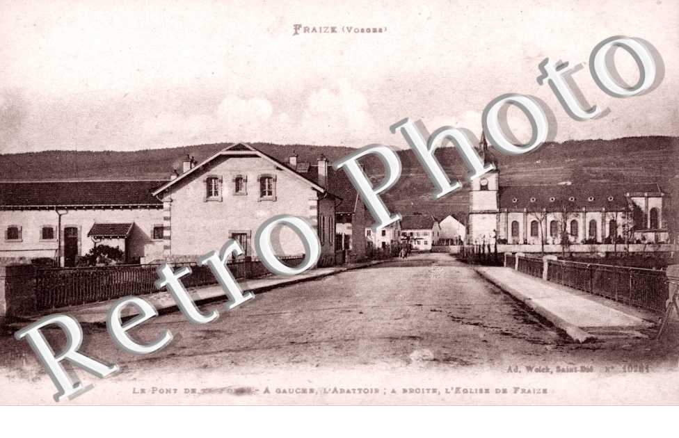 Le pont de la force - l'abattoir - l'eglise
