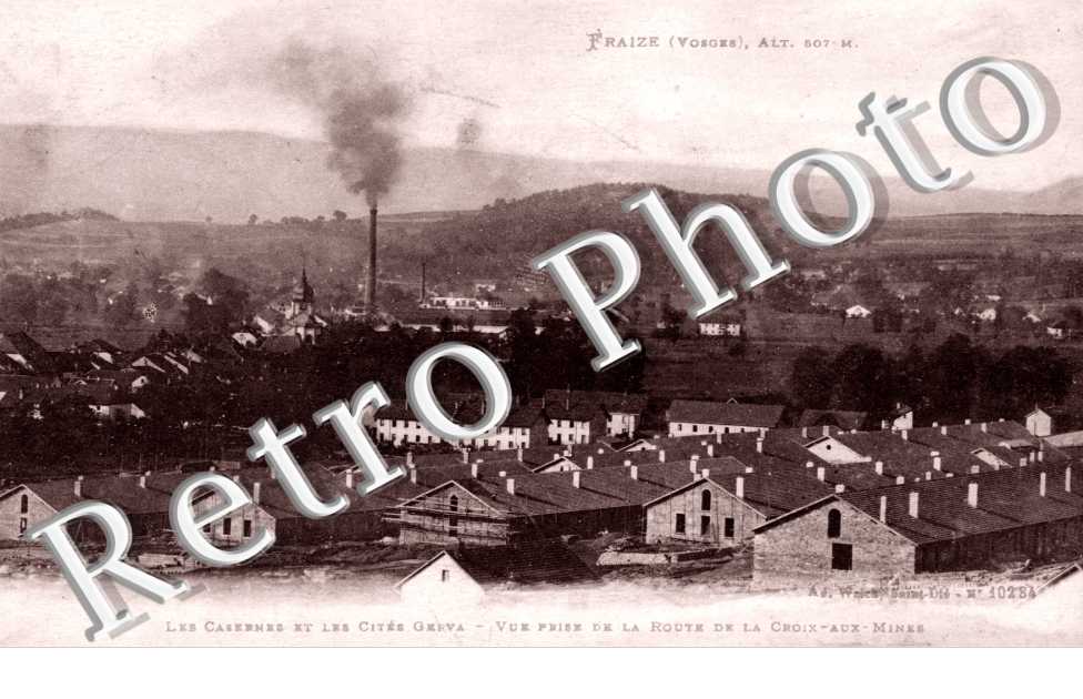 les Casernes et les Cites Gerva, Vue prise de la Route de la Croix-aux-Mines