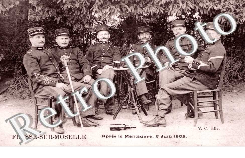 Apres la manoeuvre 6 juin 1909 - sapeurs pompiers