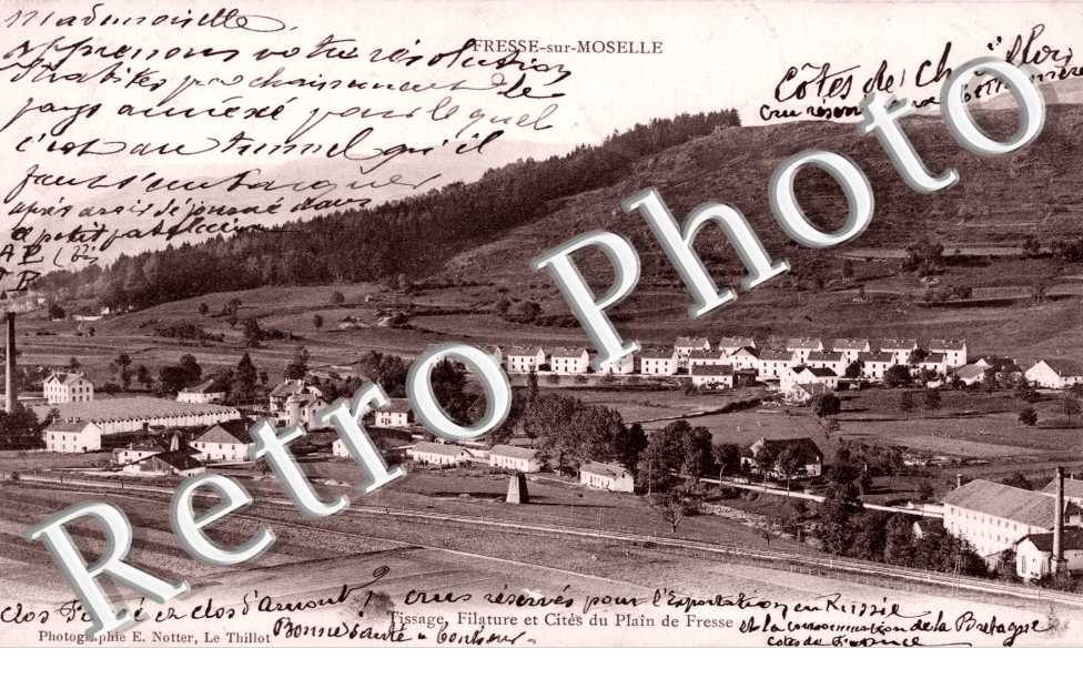 Tissage, Filature et Cites du Plain de Fresse