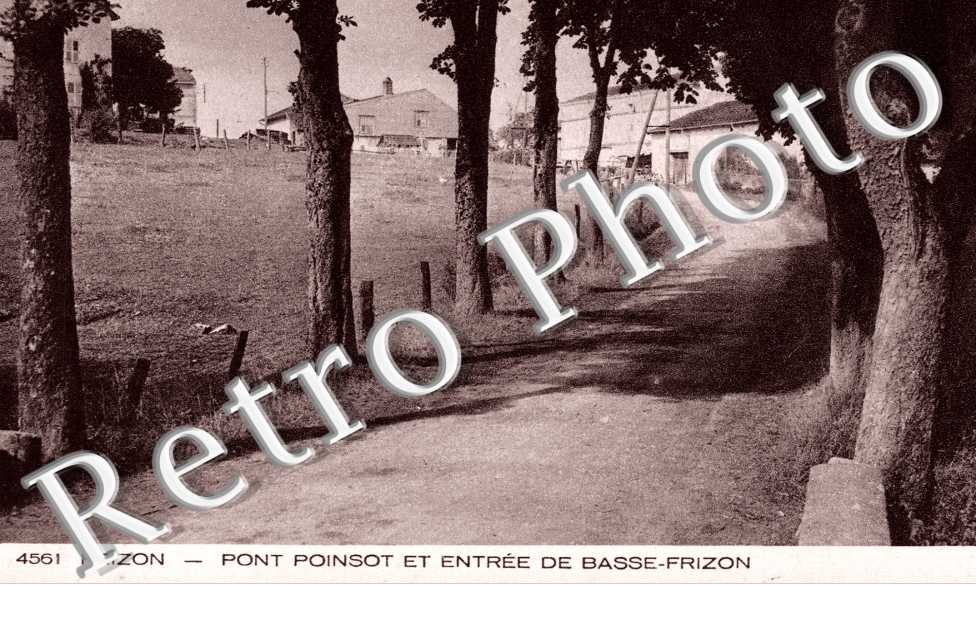 Pont Poinsot et entree de Basse-Frizon