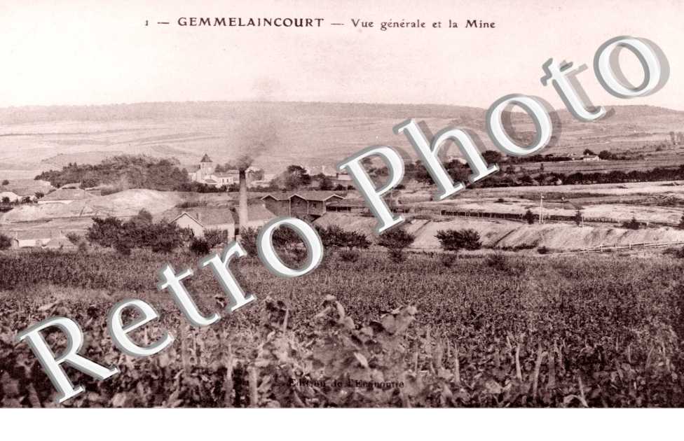 vue generale et la mine