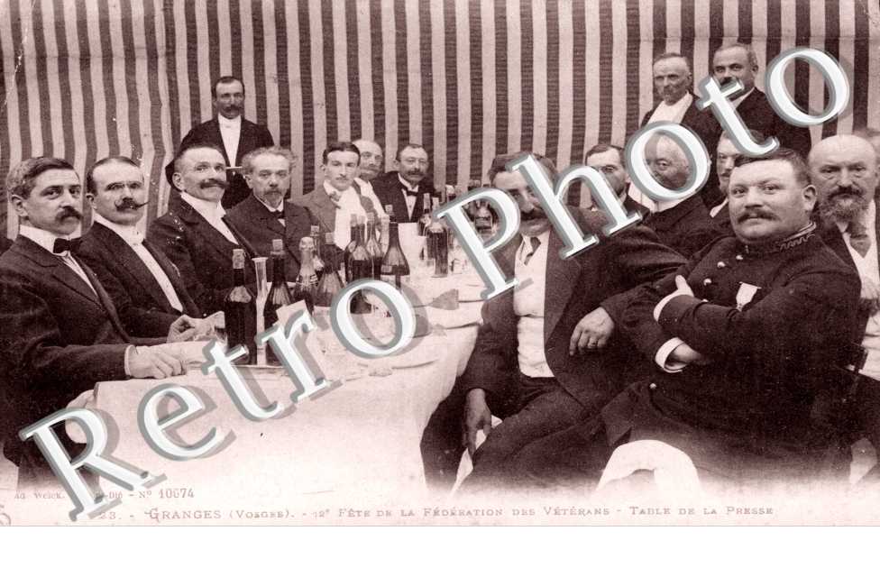 Fete de la Federation des Veterans, Table de la Presse