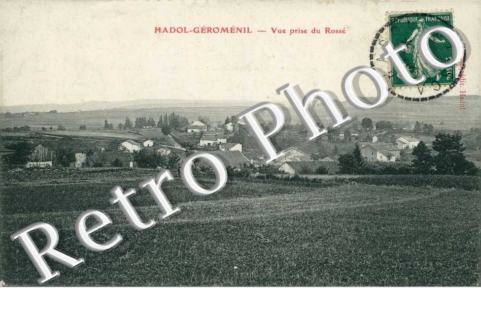 Geromenil, Vue prise du Rosse