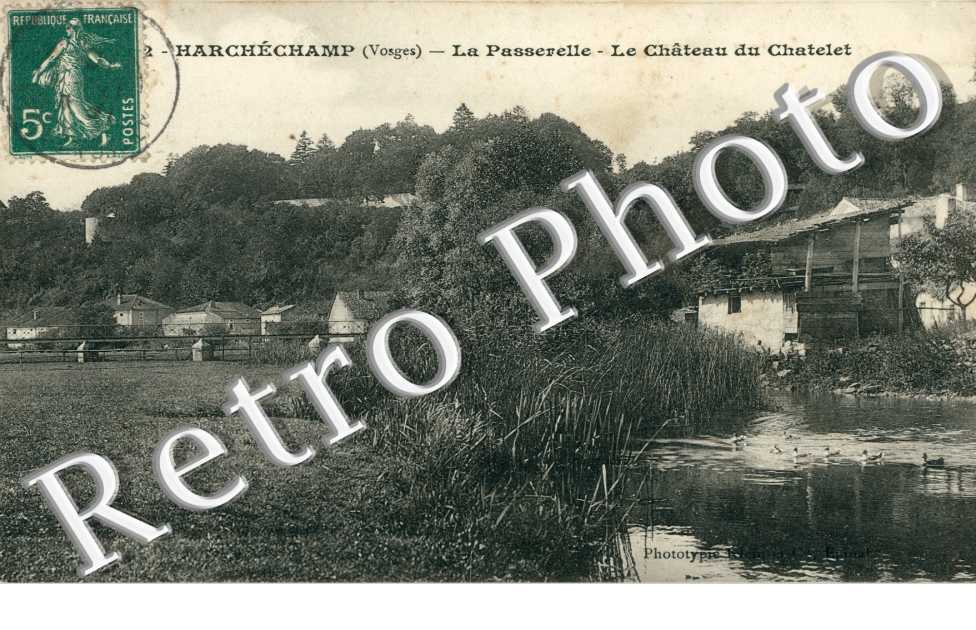 La Passerelle, le Chateau du Chatelet
