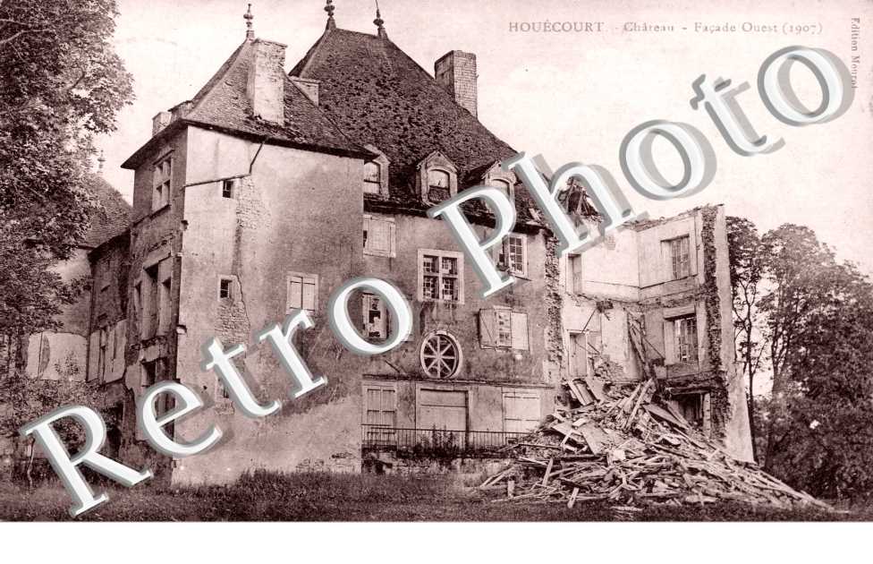 Chateau - Facade ouest en 1907