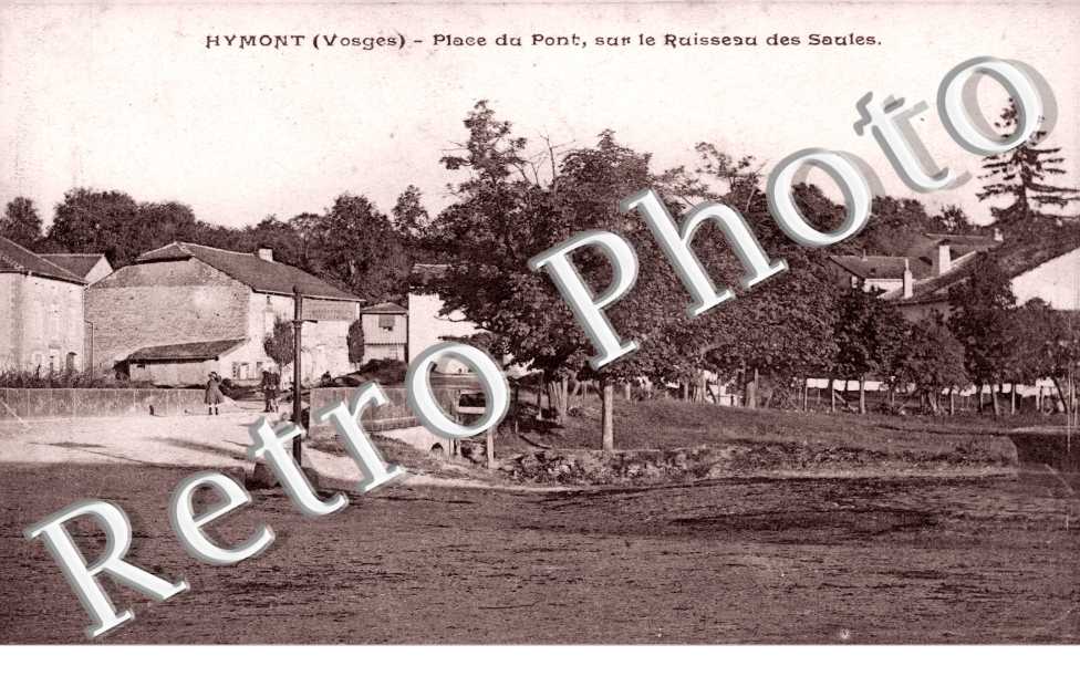 place du pont sur le ruisseau des Saules