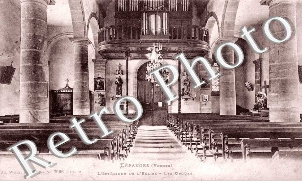 Intérieur de l'église - Les Orgues