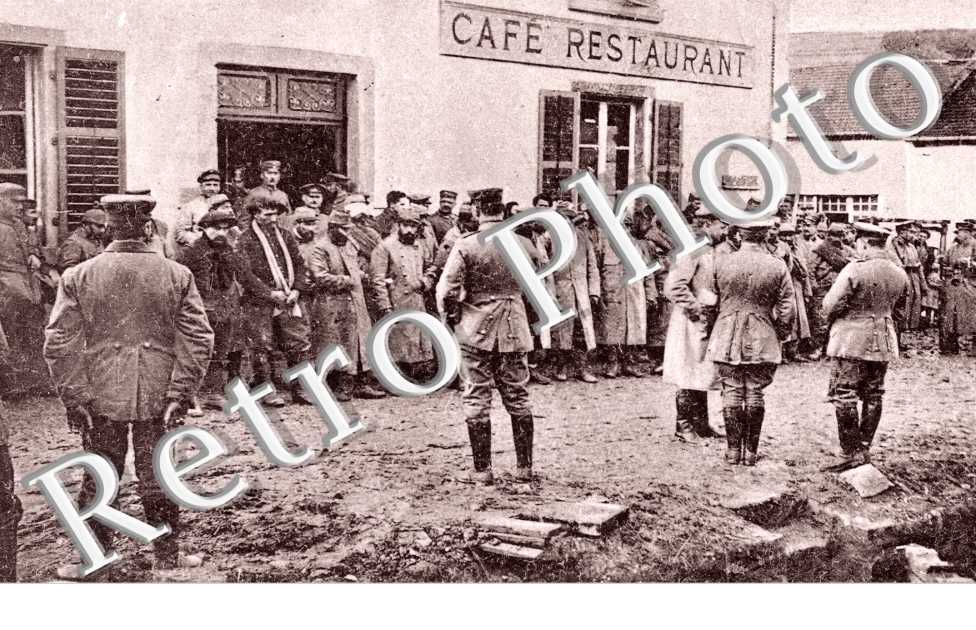 Cafe restaurant une vue en 1915
