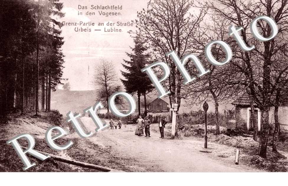 Grenz Partie an der Strasse Urbeis