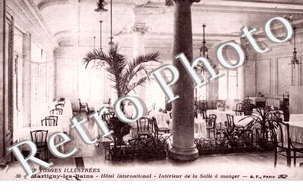l'Hotel International, Interieur de la Salle a Manger