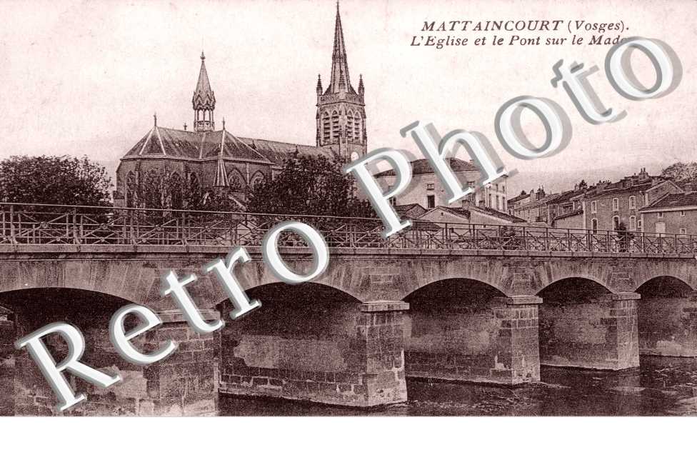 l'Eglise et le Pont sur le Madon