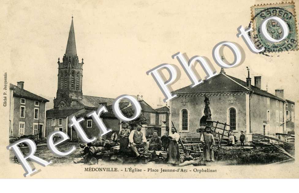Eglise - Place Jeanne d'Arc - Orphelinat