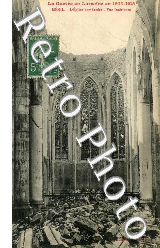 L'eglise bombardee