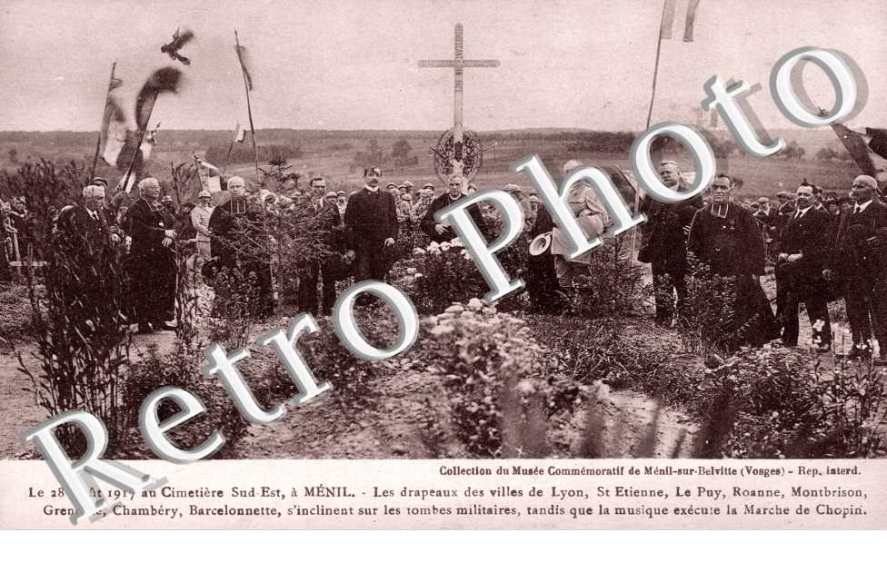 Cimetiere,  Aout 1917