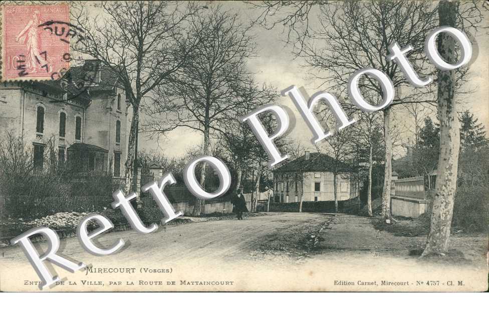 Entree de la Ville par la Route de Mattaincourt