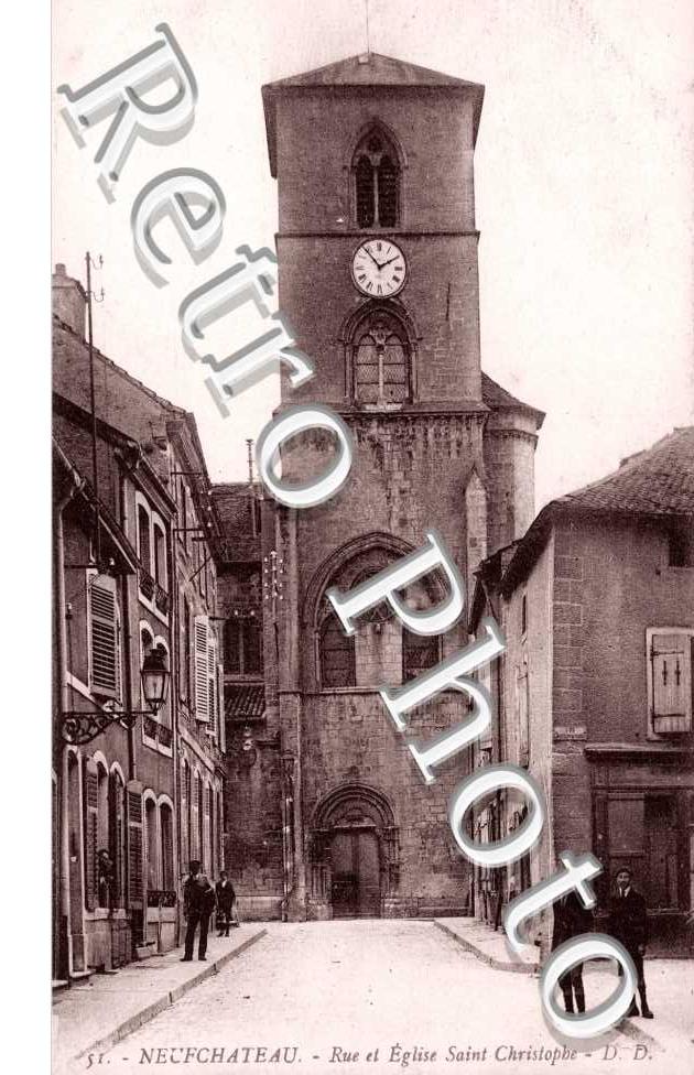 RUE et Eglise Saint Christophe