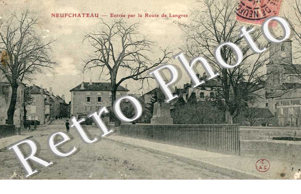 entree par la route de Langres