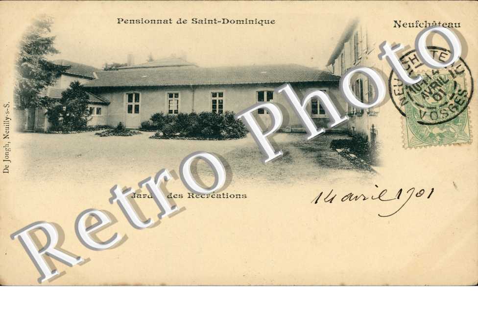 Pensionnat de Saint-Dominique, le Jardin des Recreation