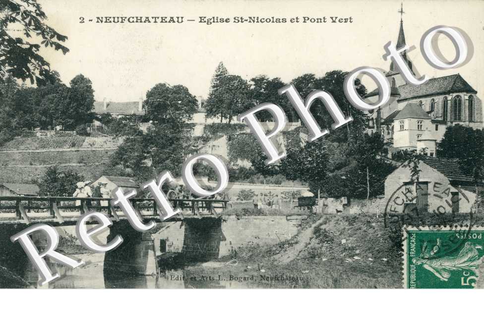 Eglise Saint-Nioclas et Pont Vert