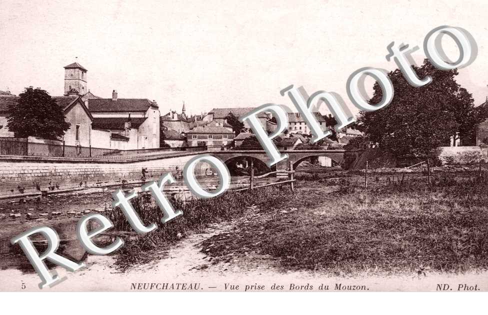 Vue prise des Bords du Mouzon