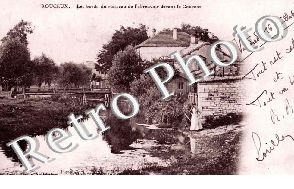 les Bords du Ruisseau de l'Abreuvoir devant le Couvent