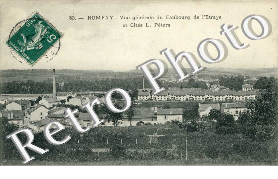 Vue generale du Faubourg de l'Etraye et Cites L. Peters